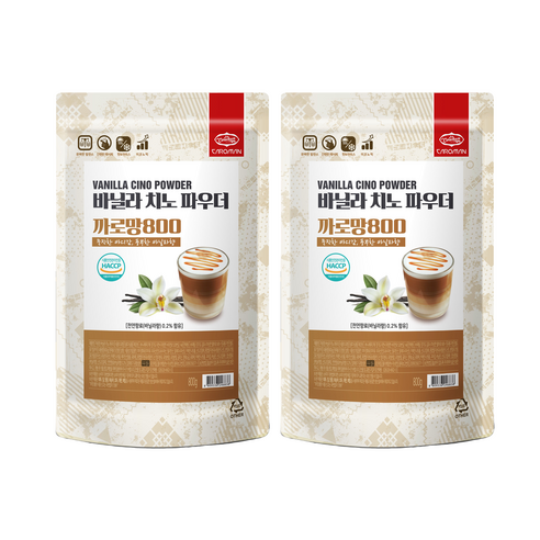 까로망 바닐라 치노 파우더, 800g, 1개입, 2개