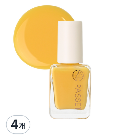 파셋 셀럽 네일컬러 폴리쉬 매니큐어 7ml, 26 바나나옐로우, 4개