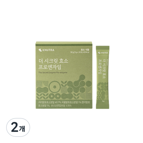 케이뉴트라 더 시크릿 프로엔자임 효소 30p, 90g, 2개