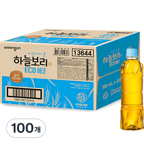 하늘보리 에코 무라벨, 500ml, 100개