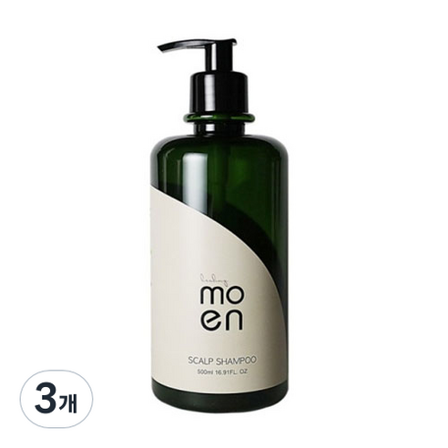 힐링모엔 스칼프 샴푸, 500ml, 3개