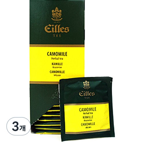 아일레스티 디럭스 캐모마일 차, 25개입, 3개, 1.25g