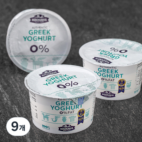 코우카키스 그릭요거트 0%, 150g, 9개
