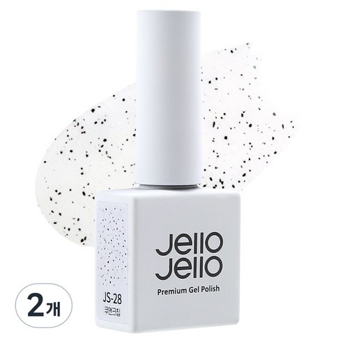 젤로젤로 젤네일, JS-28 쿠앤크칩, 10ml, 2개