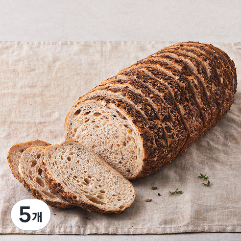 신라명과 호밀빵+, 430g, 5개