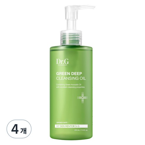 닥터지 그린딥 클렌징 오일, 210ml, 4개