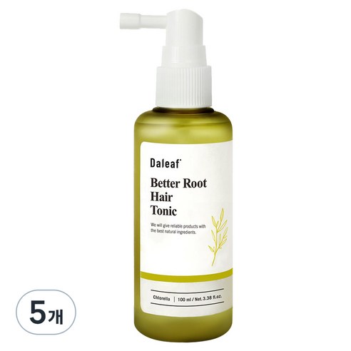 달리프 클로렐라 베러 루트 탈모증상완화 헤어 토닉, 100ml, 5개