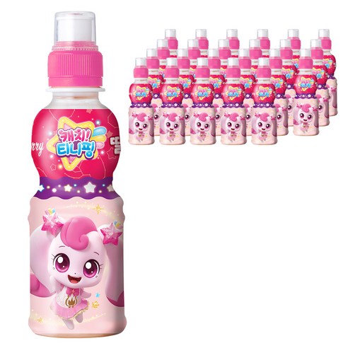 웅진 캐치! 티니핑 딸기맛: 사랑스러운 맛과 즐거움이 가득한 선택 티니핑음료