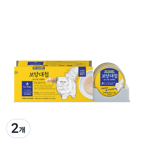 보양대첩 고양이 캔 수 닭고기와크렌베리 240g, 닭고기맛, 30g, 2개