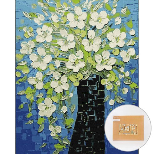 아트조이 DIY 명화 그리기 세트 40 x 50 cm 세로형, 굴뚝 속 피어난 꽃, 1개