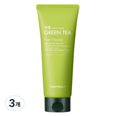 토니모리 더 촉촉 그린티 폼 클렌저, 200ml, 3개