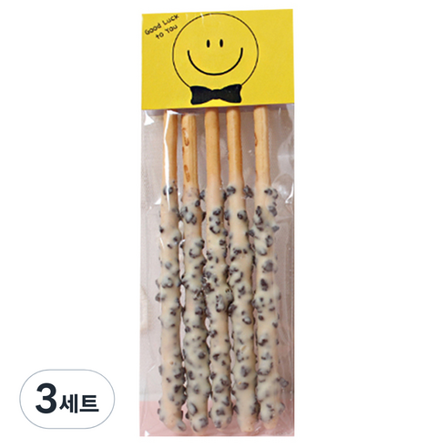 피크닉하우스 스마일 헤더텍 50p + opp 포장봉투 50p, 혼합 색상, 3세트