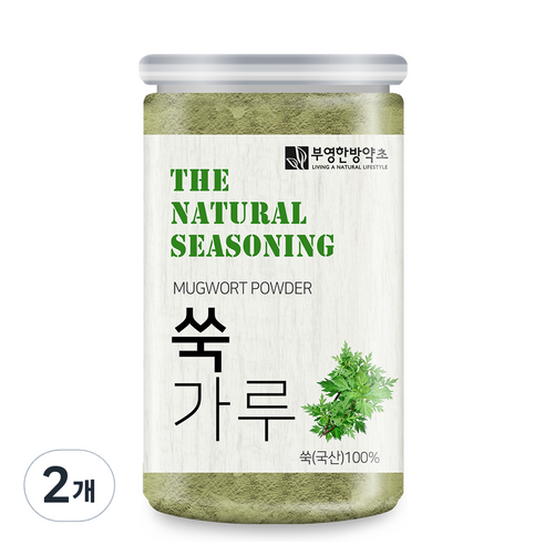 부영한방약초 쑥 가루, 130g, 2개