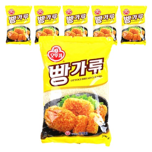 오뚜기 빵가루, 500g, 6개