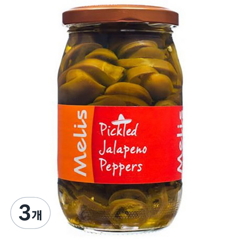 멜리스 할라페뇨 페퍼, 330g, 3개