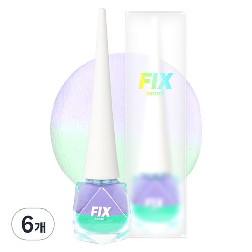 픽스서울 투페이스 큐티클오일, 6개, 8ml