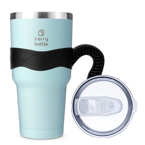 캐리보틀 몬스터 텀블러 + 전용손잡이 블랙, 민트, 900ml