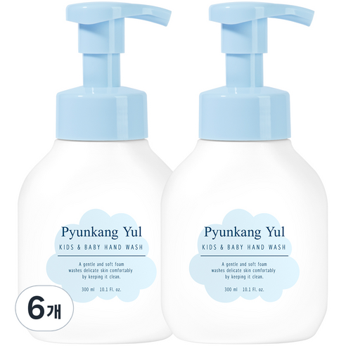 편강율 키즈 앤 베이비 핸드워시, 스위트오렌지, 300ml, 6개