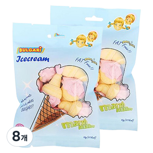 [불가리] Bulgari 아이스크림 머쉬멜로우, 95g, 8개