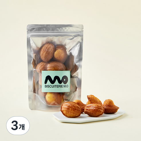비스퀴테리엠오 미니 마들렌, 130g, 3개