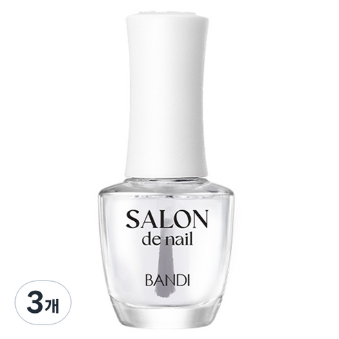 반디BANDI 살롱드 네일, 7ml, 베이스코트, 3개