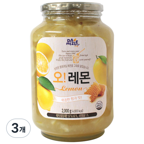 다미즐 오 레몬차, 2kg, 3개