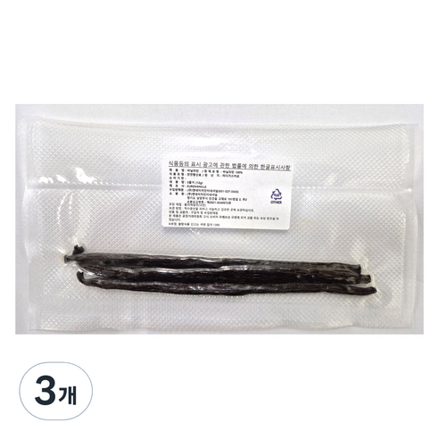 이홈베이킹 마다가스카르 바닐라빈 3p, 12g, 3개