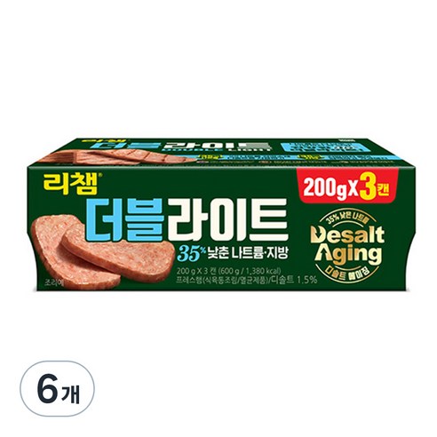 동원 리챔 더블라이트, 200g, 18개
