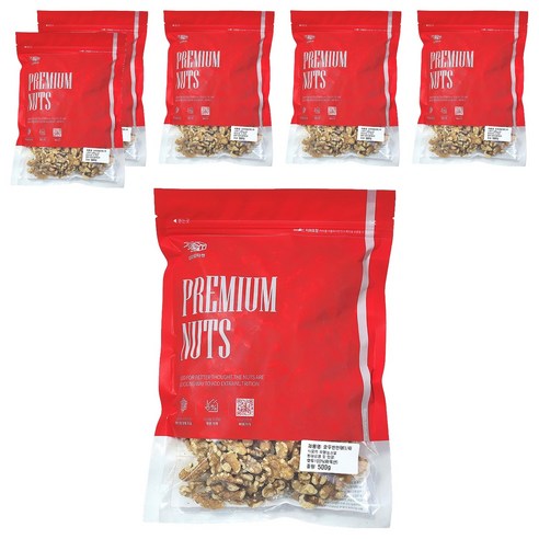 다다모마켓 호두 반반태, 500g, 6개