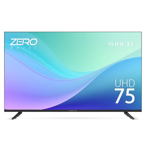 와이드뷰 191cm 4K UHD 고화질 LED TV 방문설치, 190cm(75인치), EKW75UT1, 무타공 벽걸이형(추가비용발생)