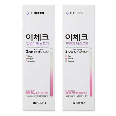 동아제약 이체크 갱년기 테스트기, 2개입, 2개