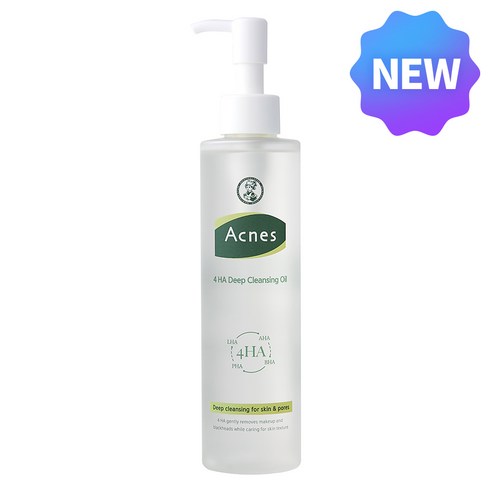 아크네스 4HA 딥 클렌징 오일, 190ml, 1개