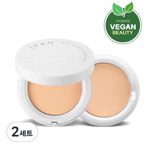 입큰 스킨 피니쉬 비건 팩트 본품 12g + 리필 12g, 23호, 2개