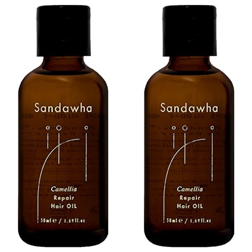 산다화 카멜리아 리페어 헤어오일, 50ml, 2개