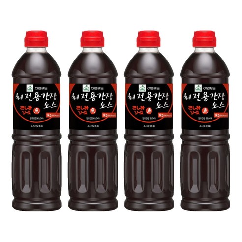 이엔푸드 이엔 회전용 간장, 1kg, 4개