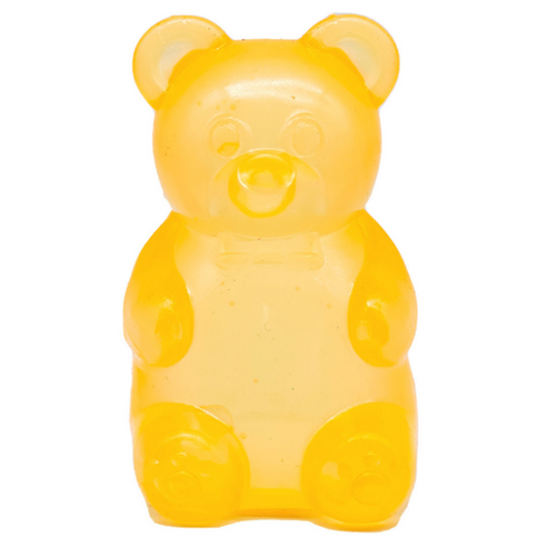 베키노우 스퀴시 스트레스 말랑이 곰돌이 젤리 볼, 오렌지, 150g, 1개