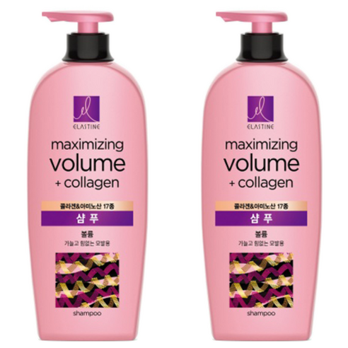 엘라스틴 콜라겐 볼륨 샴푸, 680ml, 2개