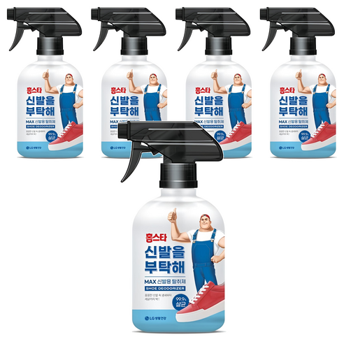 홈스타 신발을 부탁해 탈취제 본품, 500ml, 5개