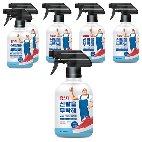 홈스타 신발을 부탁해 탈취제 본품, 500ml, 6개