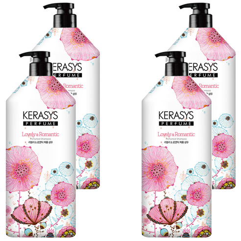 케라시스 퍼퓸 샴푸 러블리 앤 로맨틱향, 1.5L, 4개
