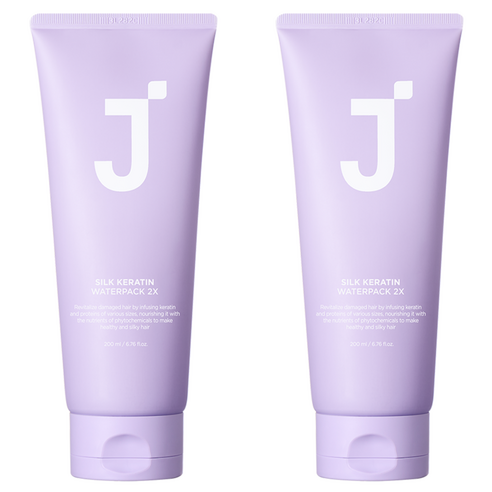 제이숲 실크 케라틴 워터팩 2X, 200ml, 2개