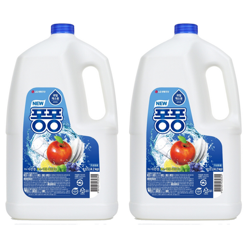 퐁퐁 주방세제, 4.12L, 2개