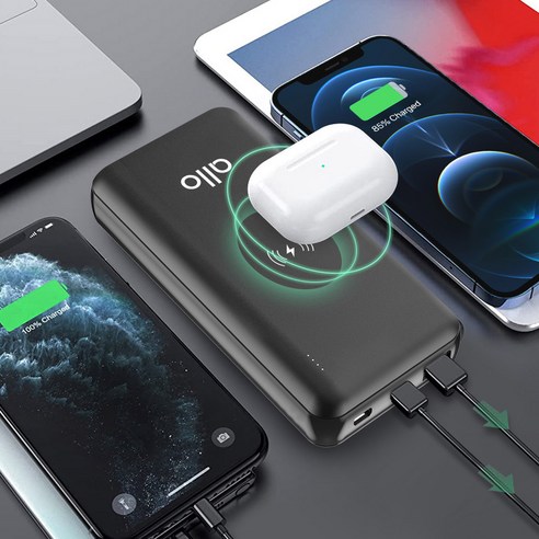 알로코리아 C타입 무선 고속충전 보조배터리 20000mAh