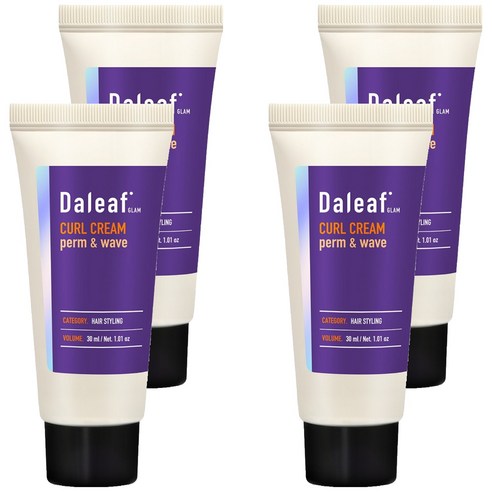 달리프 글램 컬 크림, 30ml, 4개