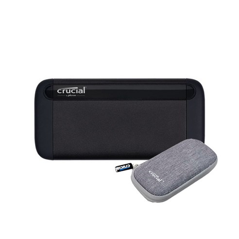 마이크론 크루셜 X8 Portable 외장SSD, 1TB, 블랙