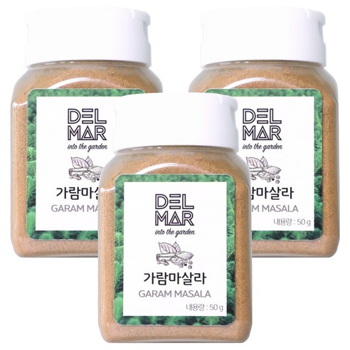 딜리셔스마켓 가람마살라 향신료 소형, 50g, 3개