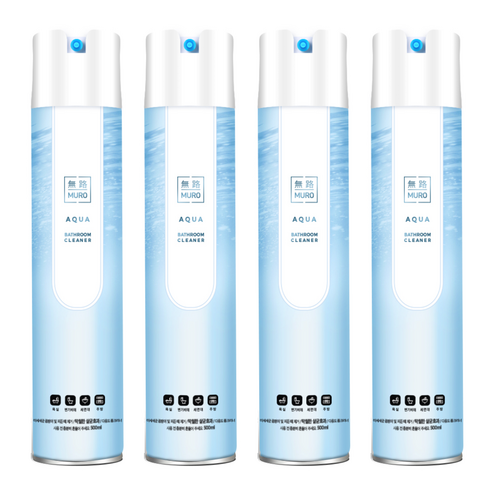 무로 아쿠아 베쓰룸 클리너, 500ml, 4개