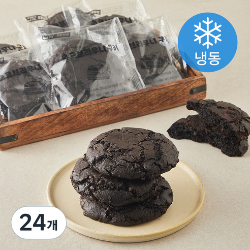초코브라우니 쿠키 (냉동), 90g, 24개, 1개입