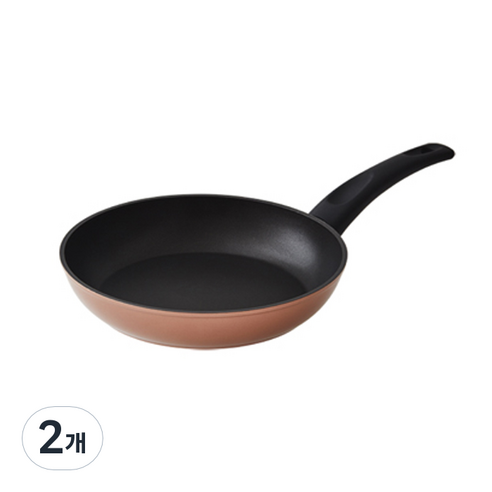 락앤락 로즈골드 IH 인덕션 후라이팬, 24cm, 2개