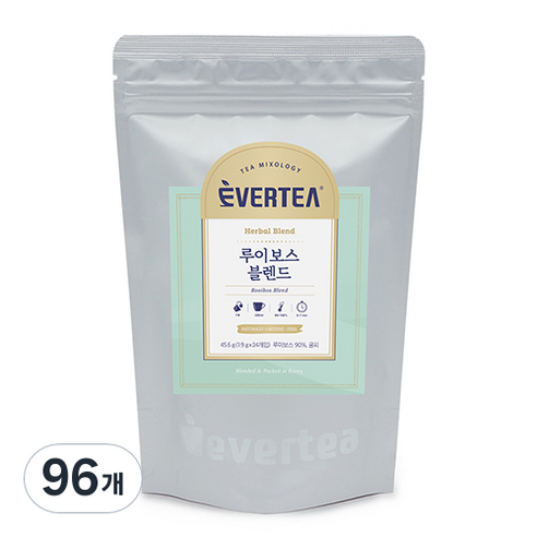 에버티 루이보스 블렌드 삼각티백, 1.9g, 24개입, 4개
